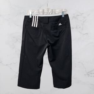 ADIDAS Women's Size 4 ClimaLite Black Solid Plaid Golf Pants EUC